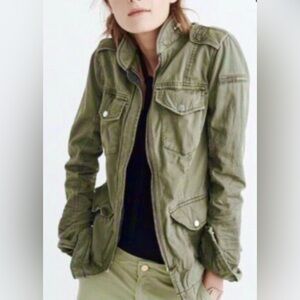 Mudd Olive Utility Jacket with Front Pockets